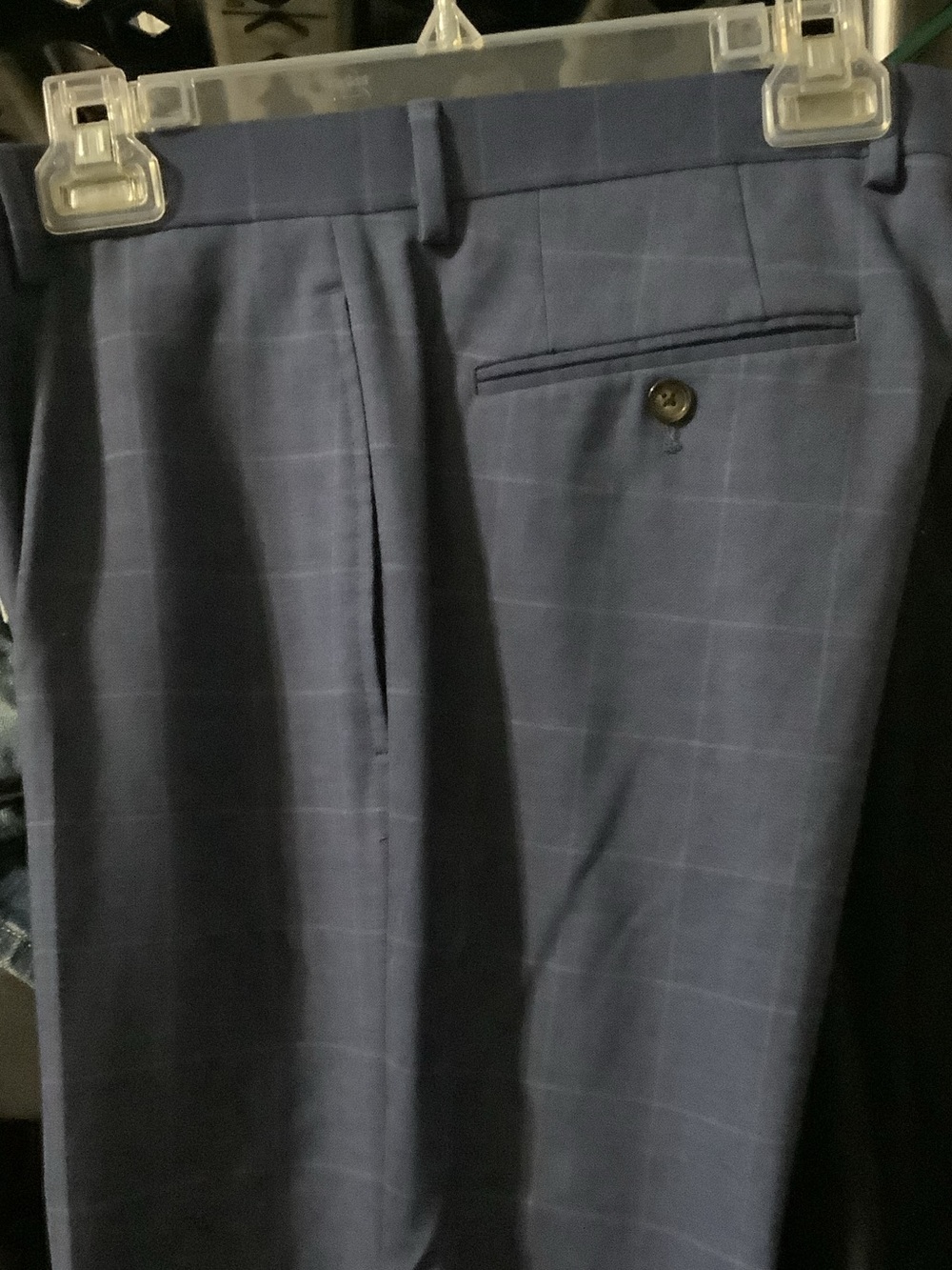 Ralph Lauren Blue and White Dress Shirt with Green Label